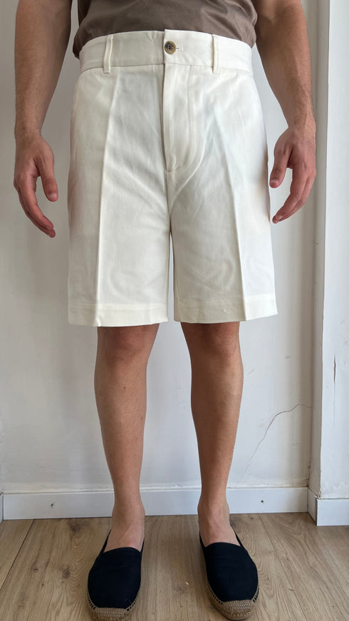BERMUDA IN COTONE DIAGONALE